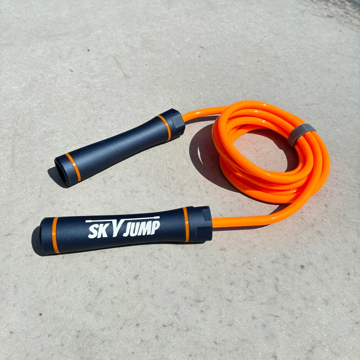 Corde à sauter lestée Orange Blaze 500g, robuste et maniable Skyjump