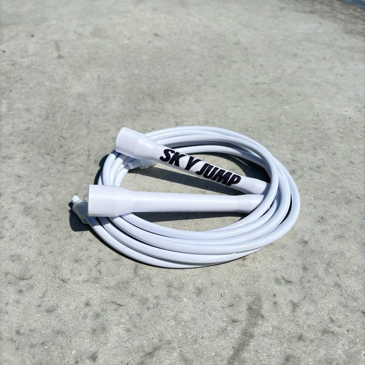 Corde à sauter PVC White Flow – Performante, maniable & durable Sky Jump