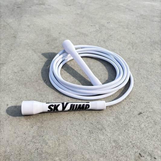 Corde à sauter PVC White Flow – Performante, maniable & durable Sky Jump