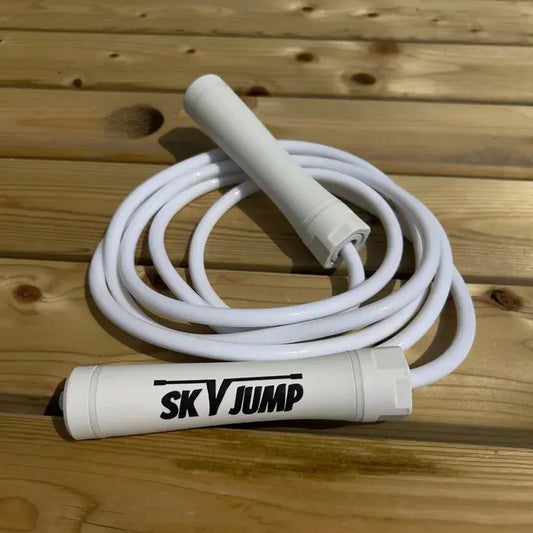 Corde à sauter lestée 500G blanche Skyjump