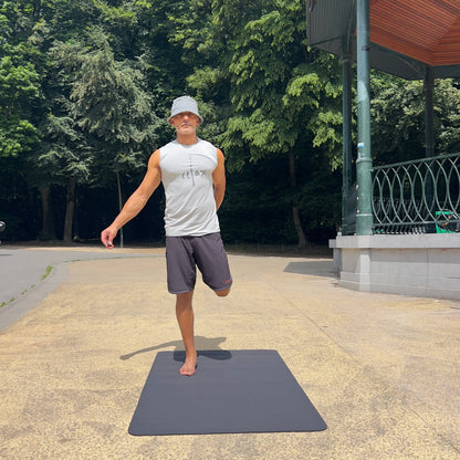 Tapis de corde à sauter SkyJump 150×90 cm – Antidérapant et silencieux Skyjump