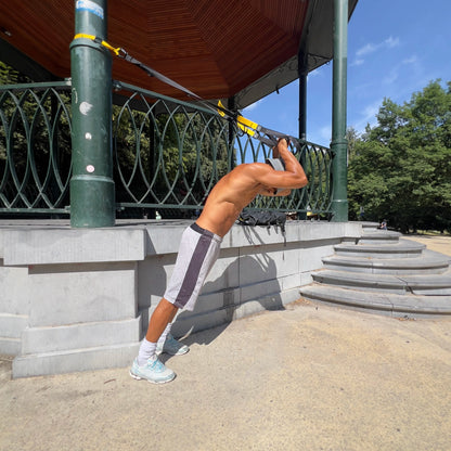 Sangles de suspension type TRX – Réglables 400 kg Sans marque