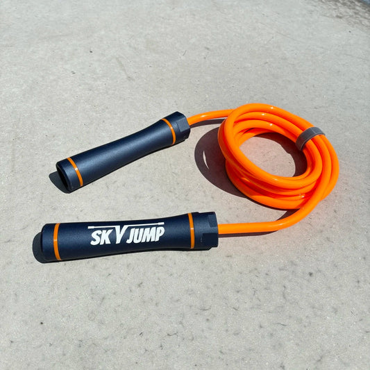 Corde à sauter lestée Orange Blaze 500g, robuste et maniable Skyjump