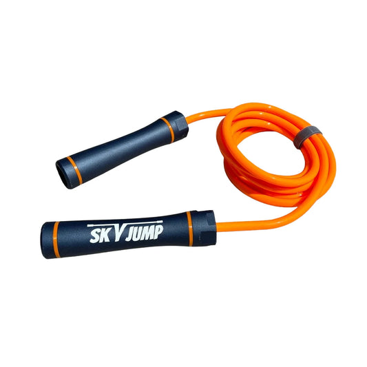 Corde à sauter PVC Orange Blaze – Vitesse, Cardio & Freestyle – SkyJump Skyjump
