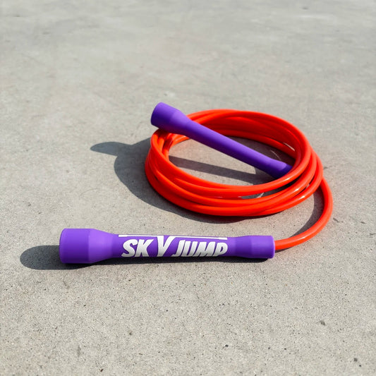 Corde à sauter PVC Orange Fury – Performante, maniable & durable Sky Jump