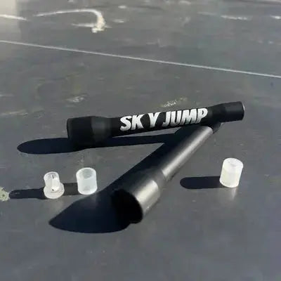 Corde à sauter PVC "Phantom" – Poignées incassables, Noir Sky Jump